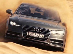 Audi A7 dubai desert