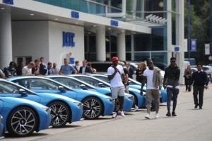 CARS AT lCFC. aLL PLAYERS GET A NEW bmw I8.PICTURE Beth Walshcopyright